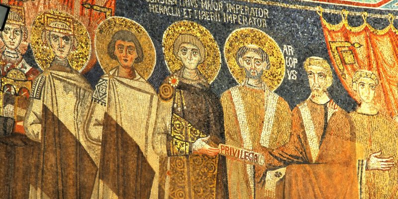 1,500-year-old mosaic with images of saints