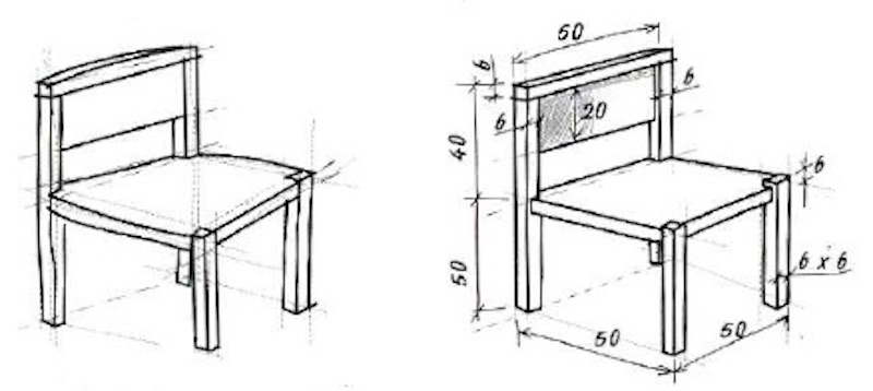 chair-sketch examples