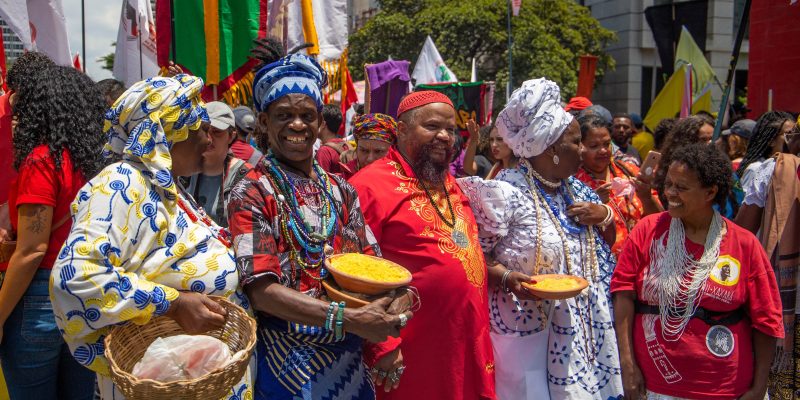 March for black consciousness day in Brazil.