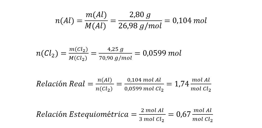 formula to calculate mass of reactants