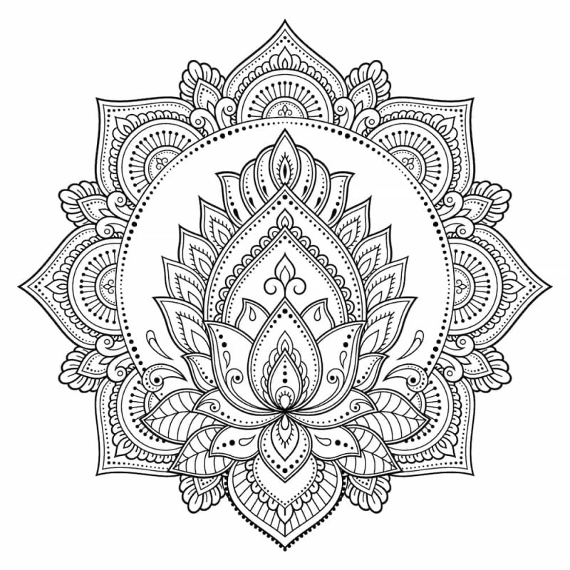 mandala 2 coloring