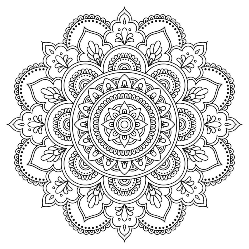 mandala 4 coloring