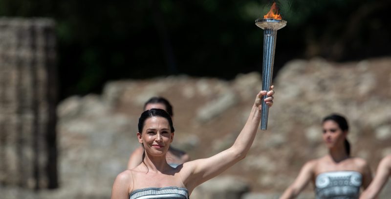 Ceremony to light the Olympic flame