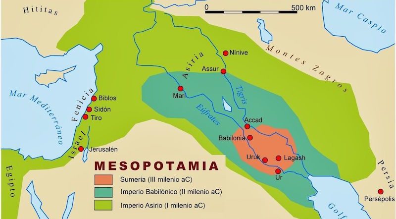 mesopotamia map