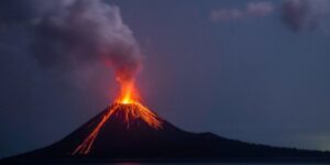 volcanic eruption