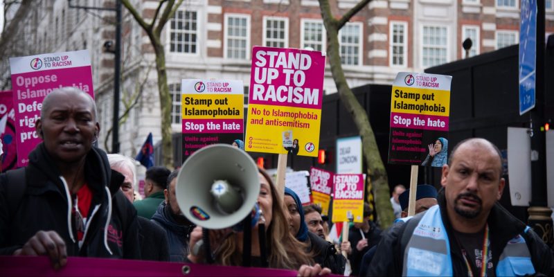 Demonstration against racism