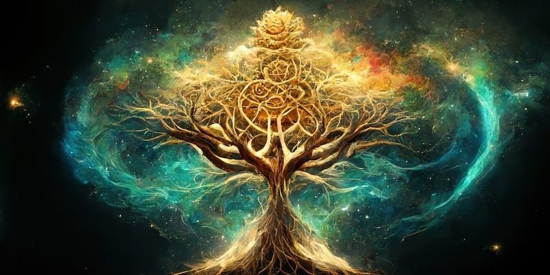 In Scandinavian mythology, Yggdrasil, the world tree, connected the different planes of existence.