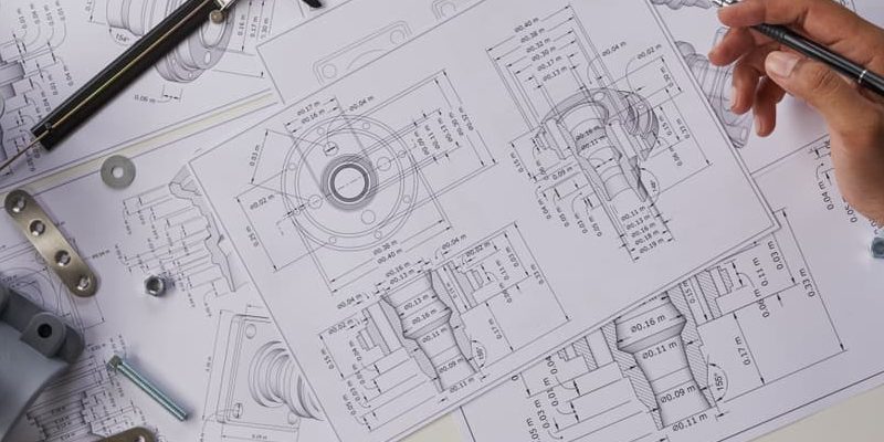 technical drawing dimension