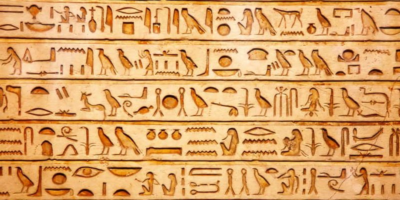 writing types hieroglyph