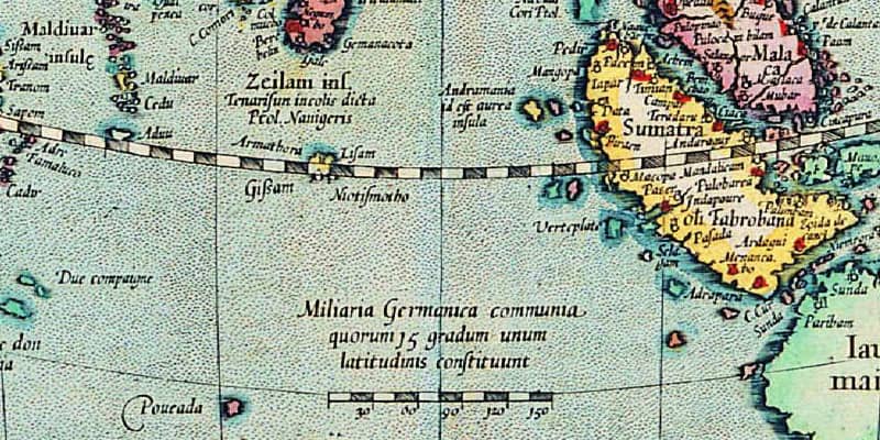 Old map detail