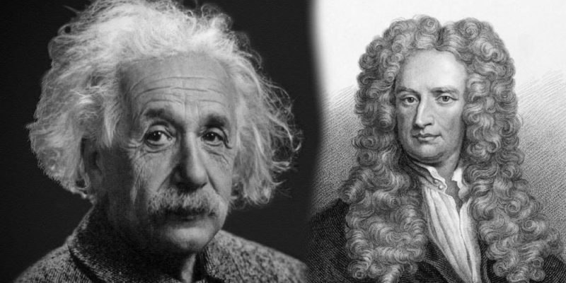 space physics einstein newton relativity