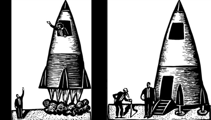 twins paradox time space example