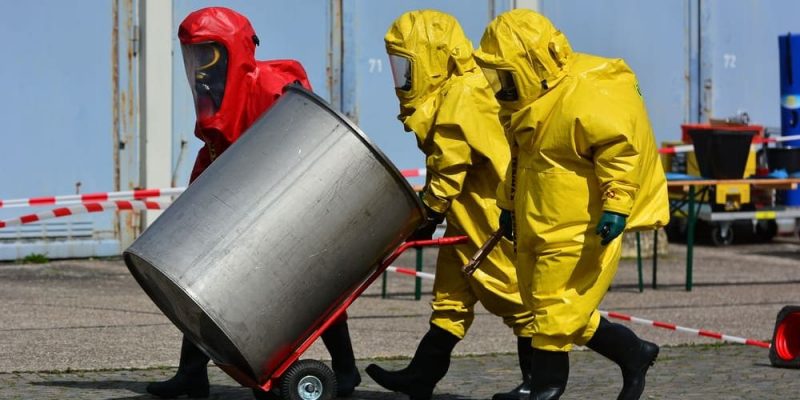 radioactive contamination solution