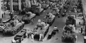 GDP of the powers during World War II