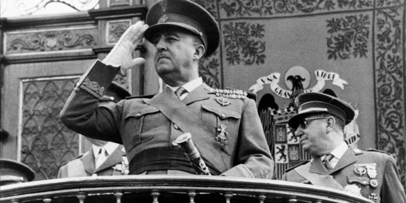Francisco Franco authoritarian rule Spain nationalist dictatorship 20th century